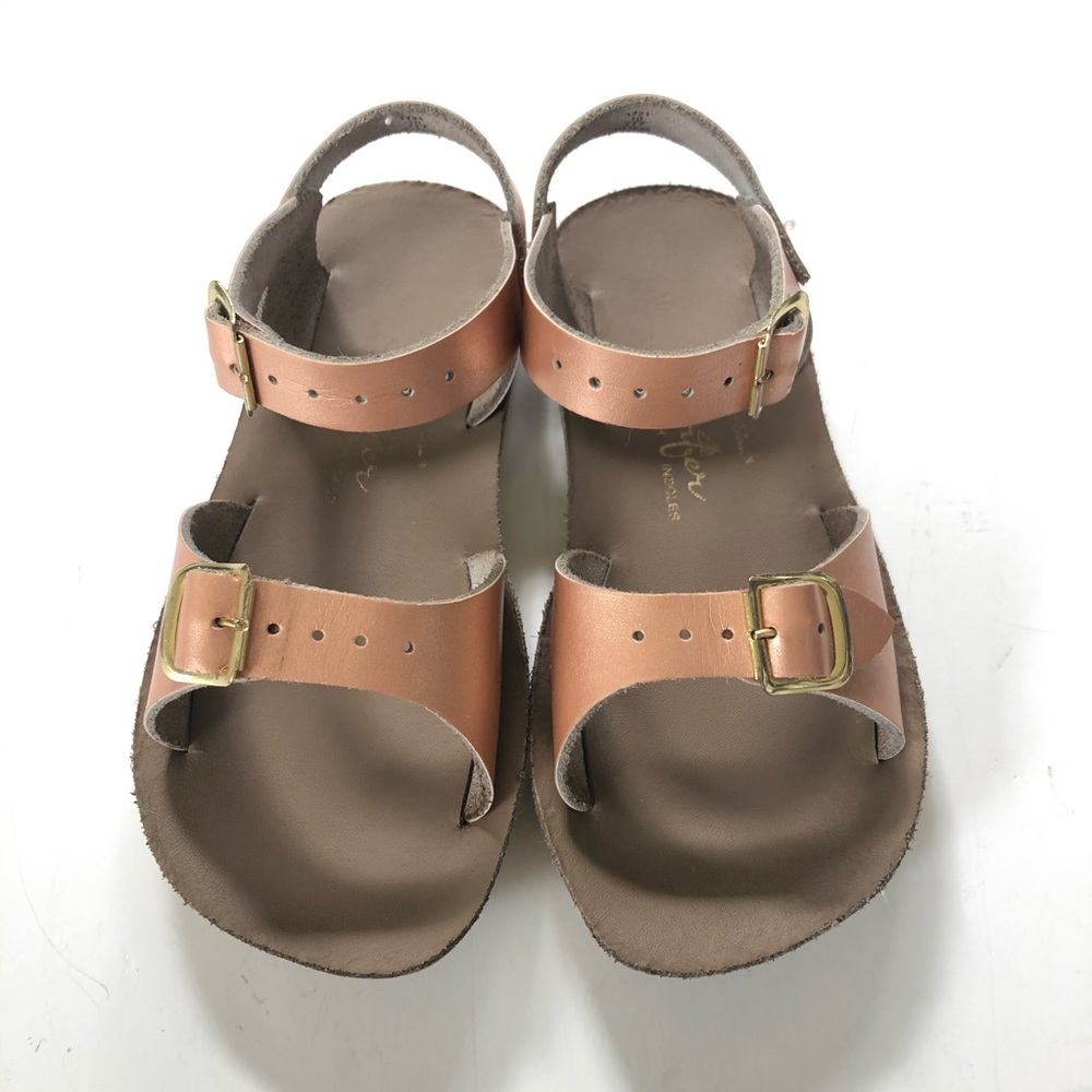 Girls Saltwater Sandals Sand & Sun Size 10